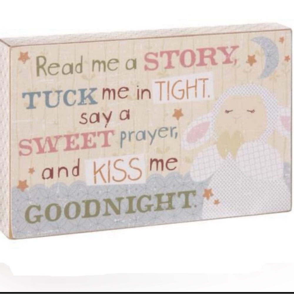 Praying Lamb Box Sign